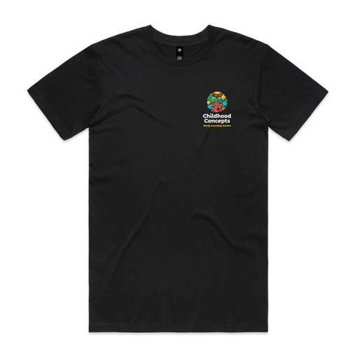[AM007010] Childhood Concepts Mens T-shirt (Black)